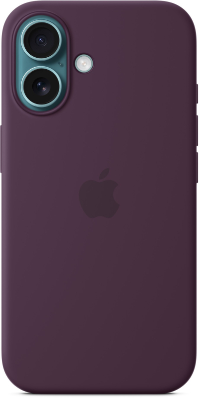 Чехол Apple для iPhone 16 Silicone with MagSafe, сливовый