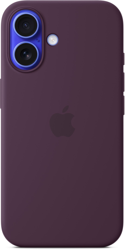 Чехол Apple для iPhone 16 Silicone with MagSafe, сливовый