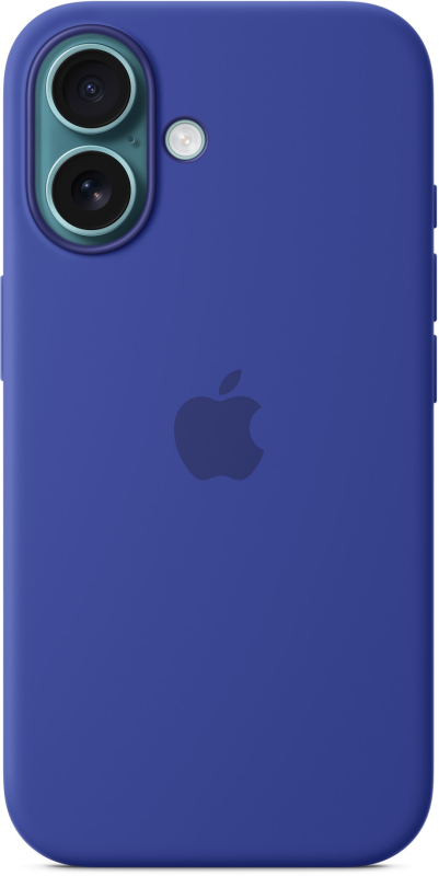Чехол Apple для iPhone 16 Silicone with MagSafe, ультрамарин