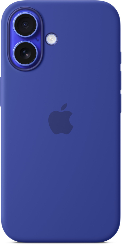 Чехол Apple для iPhone 16 Silicone with MagSafe, ультрамарин
