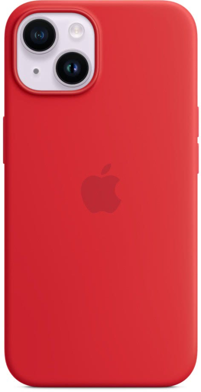 Чехол Apple MagSafe для iPhone 14, силикон, (PRODUCT)RED