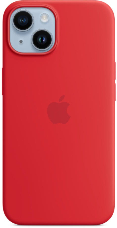 Чехол Apple MagSafe для iPhone 14, силикон, (PRODUCT)RED