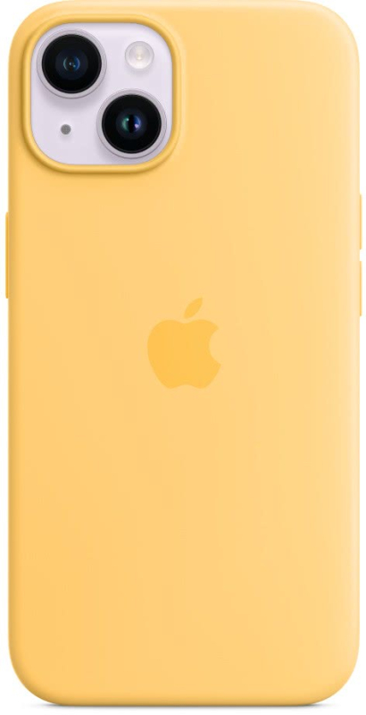 Чехол Apple MagSafe для iPhone 14, силикон, «солнечно-желтый»