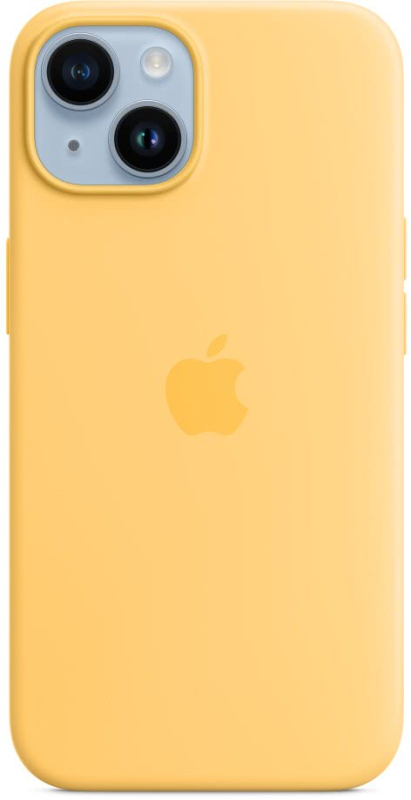 Чехол Apple MagSafe для iPhone 14, силикон, «солнечно-желтый»