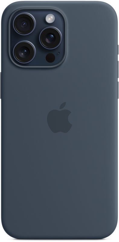 Чехол Apple MagSafe для iPhone 15 Pro Max, силикон, «грозовая туча»