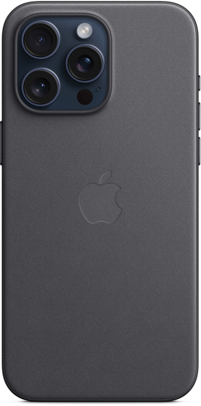 Чехол Apple MagSafe FineWoven для iPhone 15 Pro Max, черный