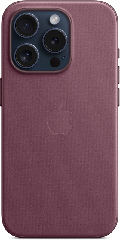 Чехол Apple MagSafe FineWoven для iPhone 15 Pro, «шелковица»