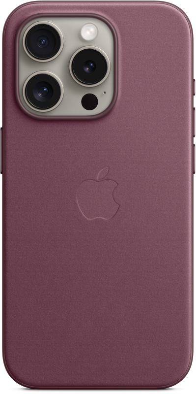 Чехол Apple MagSafe FineWoven для iPhone 15 Pro, «шелковица»