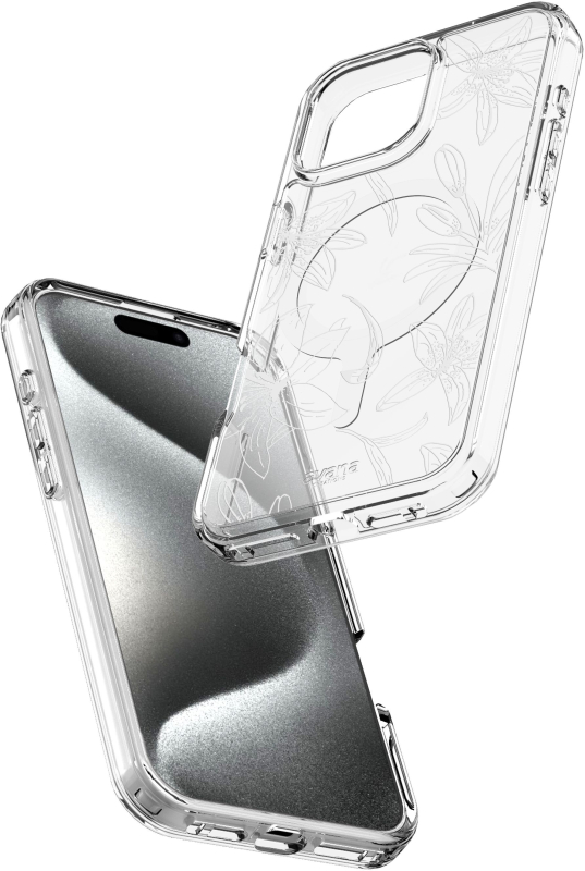 Чехол Avana VIBE MagSafe для iPhone 16 Pro Max, серебристый