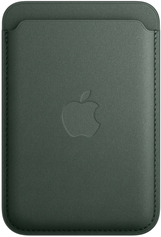 Чехол-бумажник Apple FineWoven MagSafe для iPhone, зеленый