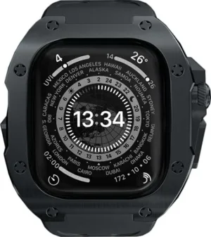 Чехол Caviar Case Supreme Phantom для Apple Watch Ultra 49 мм, титан, черный
