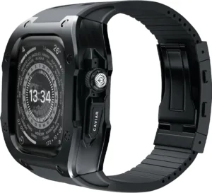 Чехол Caviar Case Supreme Phantom для Apple Watch Ultra 49 мм, титан, черный