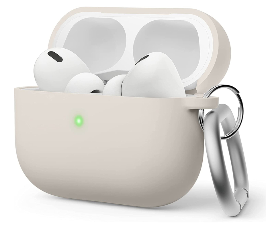 Чехол Elago Liquid Hang для AirPods Pro 2, силикон, серый