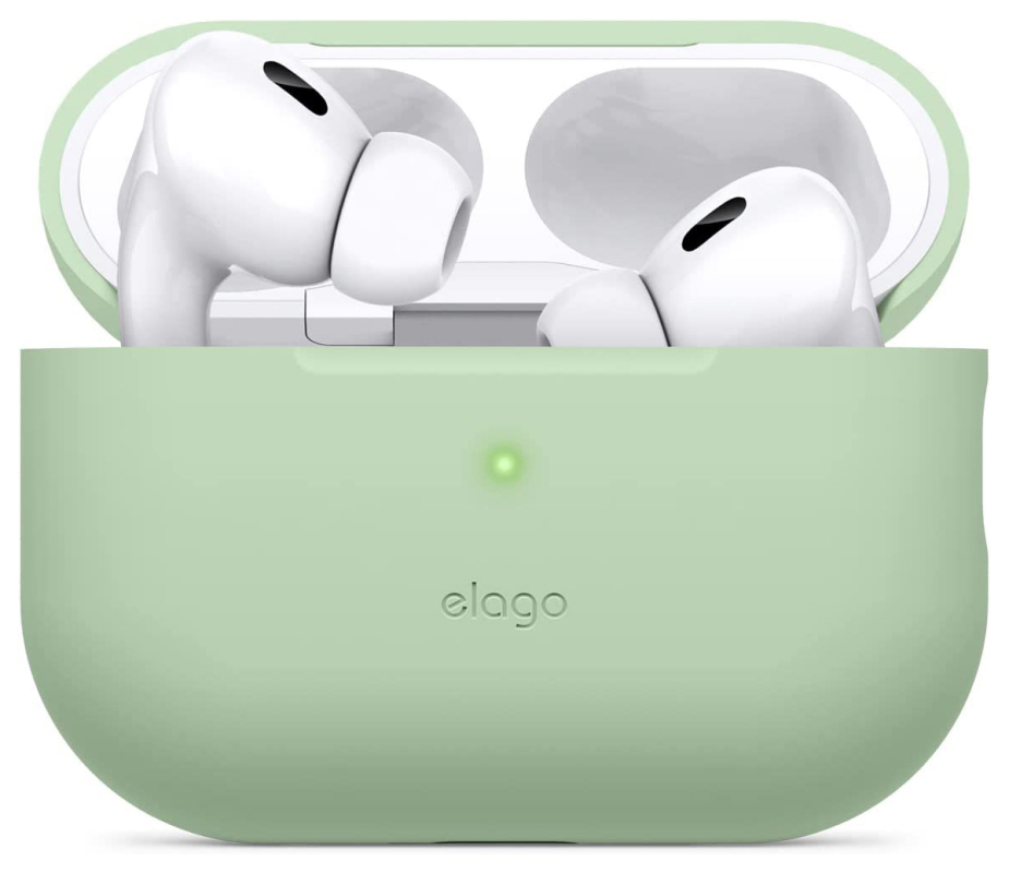 Чехол Elago Silicone для AirPods Pro 2, силикон, зеленый