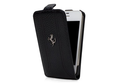 Чехол Ferrari Flip FF-Collection для iPhone 5 черный