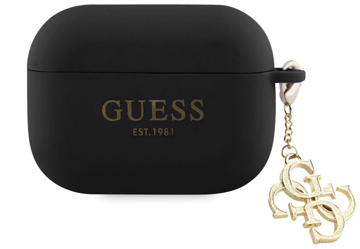 Чехол Guess Diamond Charm для Airpods Pro, черный