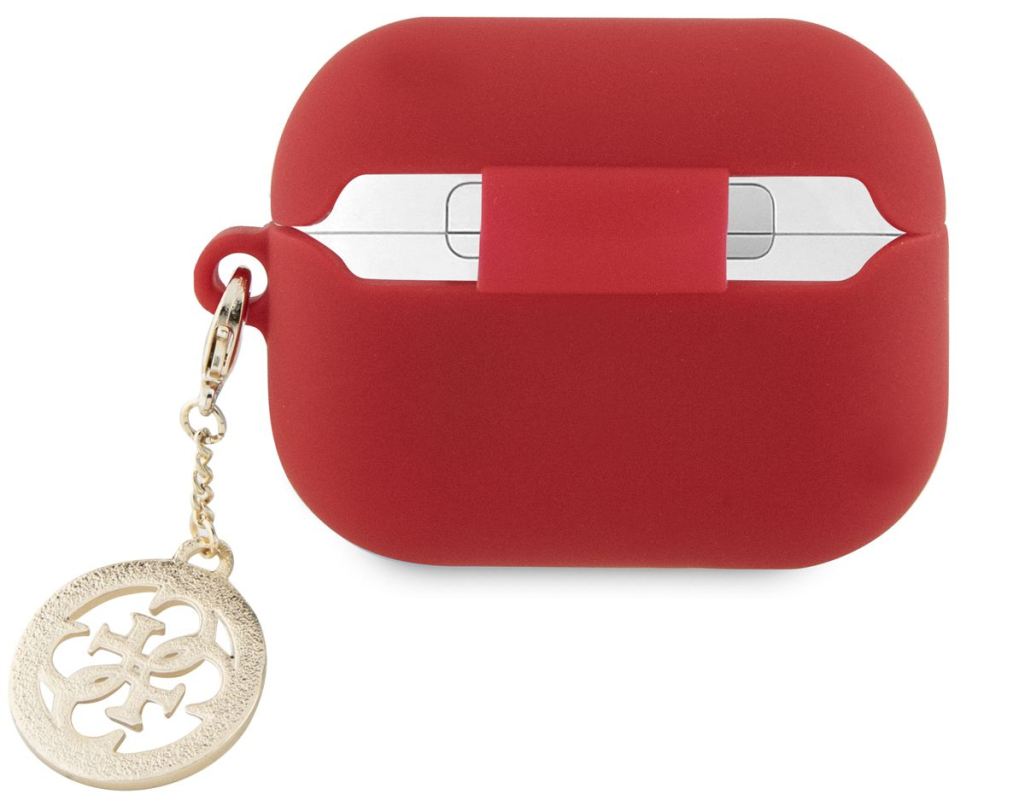 Чехол Guess Diamond Charm для Airpods Pro, фуксия
