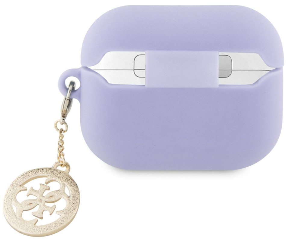 Чехол Guess Diamond Charm для Airpods Pro, пурпурный