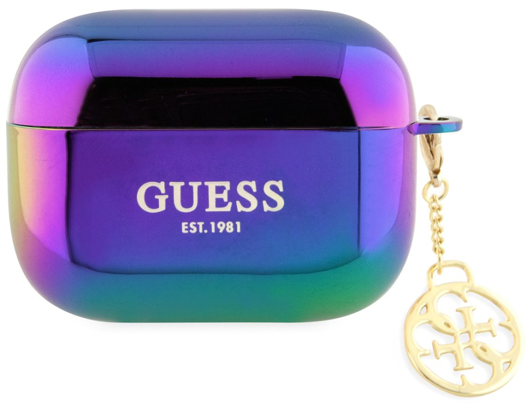 Чехол Guess Iridescent Charm для Airpods Pro, черный