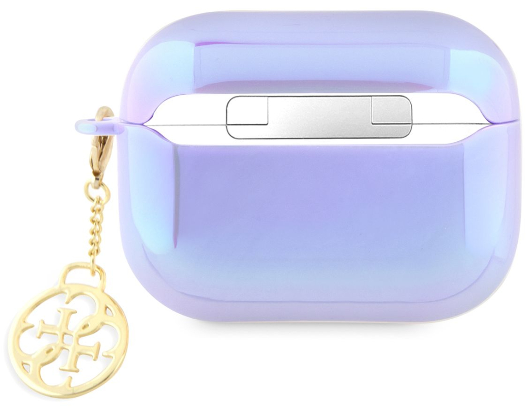 Чехол Guess Iridescent Charm для Airpods Pro, пурпурный