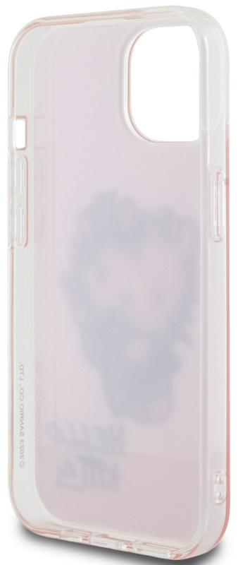 Чехол Hello Kitty Graffiti Guitar для iPhone 15, розовый