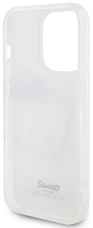 Чехол Hello Kitty Head для iPhone 15 Pro, белый