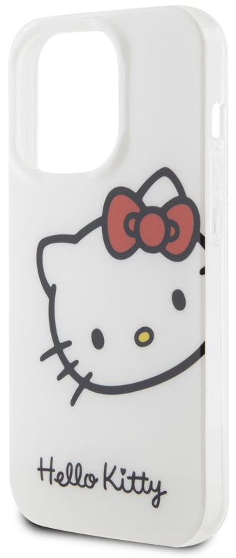 Чехол Hello Kitty Head для iPhone 15 Pro, белый