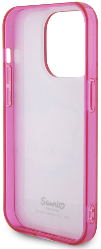Чехол Hello Kitty Head для iPhone 15 Pro, розовый