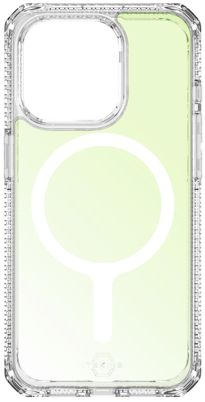 Чехол Itskins HYBRID R IRIDESCENT MagSafe для iPhone 15 Pro Max, зеленый