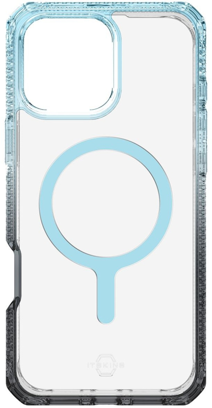 Чехол Itskins HYBRID R PRISM MagSafe для iPhone 16 Pro, голубой