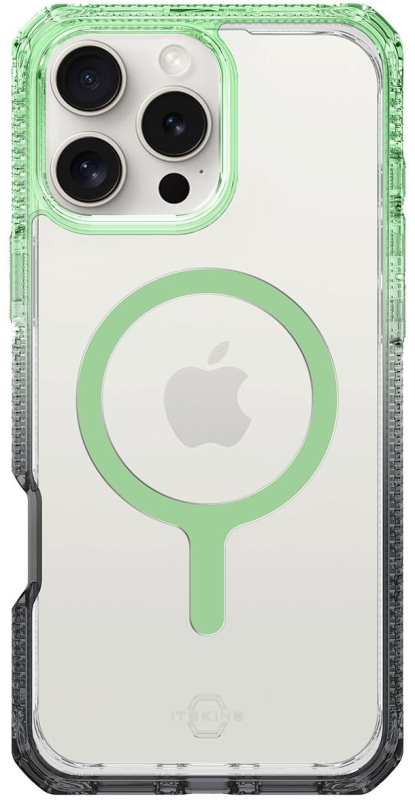 Чехол Itskins HYBRID R PRISM MagSafe для iPhone 16 Pro Max, светло-зеленый