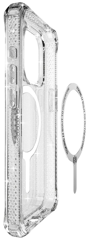 Чехол Itskins HYBRID R SPARK для iPhone 15 Pro Max MagSafe, прозрачный