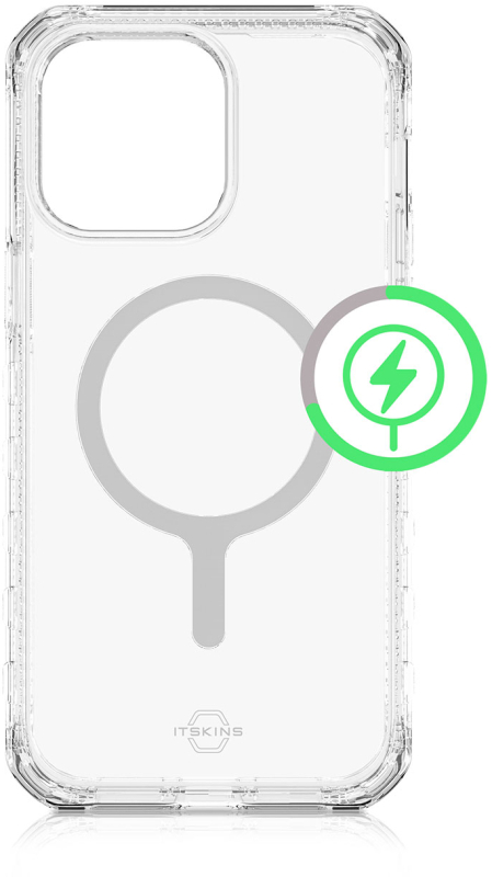 Чехол Itskins Supreme Clear для iPhone 14 Pro, поликарбонат, прозрачный