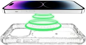 Чехол Itskins SUPREME R SPARK MagSafe для iPhone 15 Pro Max, прозрачный