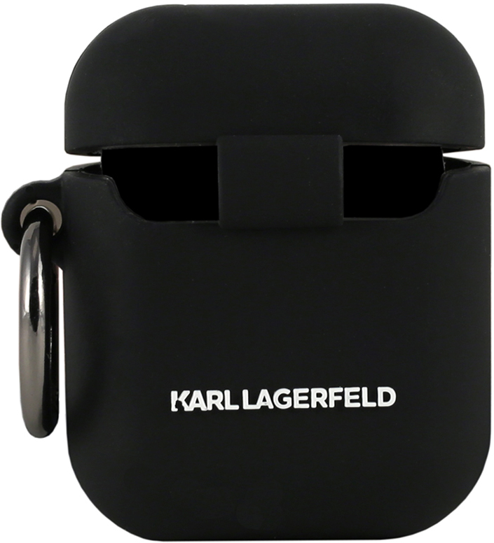Чехол Karl Lagerfeld & Choupette для AirPods 1/2, черный