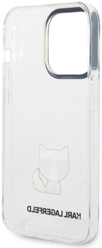 Чехол Karl Lagerfeld & Choupette для iPhone 14 Pro, прозрачный
