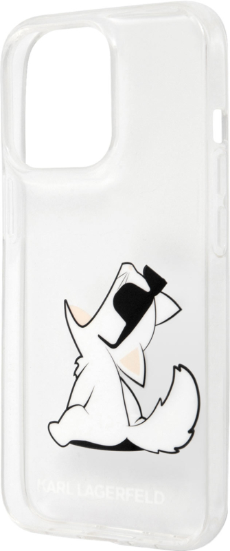Чехол Karl Lagerfeld & Choupette Fun для iPhone 13 Pro, пластик, прозрачный
