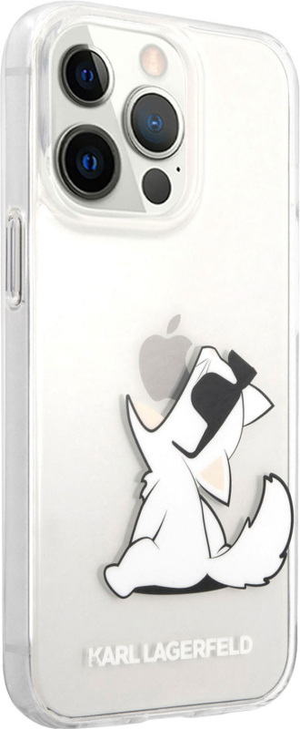 Чехол Karl Lagerfeld & Choupette Fun для iPhone 13 Pro, пластик, прозрачный