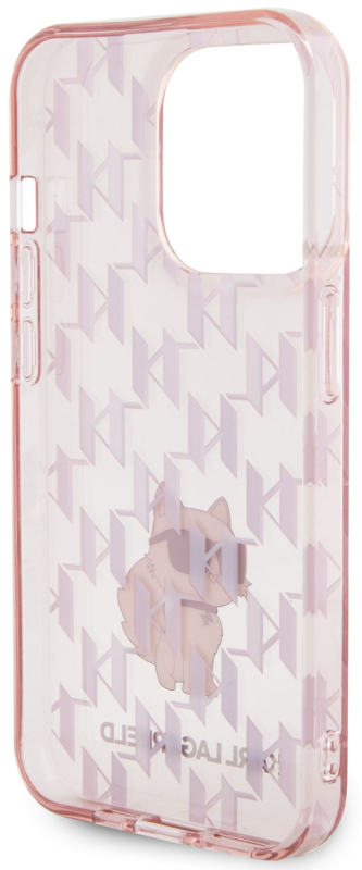 Чехол Karl Lagerfeld NFT Choupette для iPhone 15 Pro, розовый
