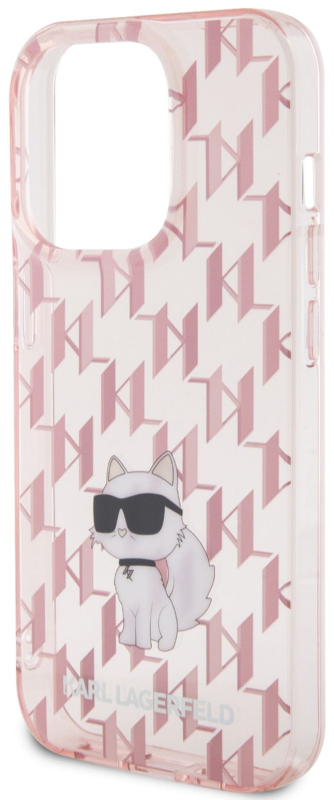 Чехол Karl Lagerfeld NFT Choupette для iPhone 15 Pro, розовый