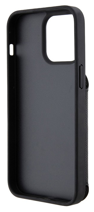Чехол Karl Lagerfeld Saffiano & Choupette Cardslot для iPhone 15 Pro Max, черный