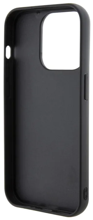 Чехол Karl Lagerfeld Saffiano GripStand & Choupette для iPhone 15 Pro, черный