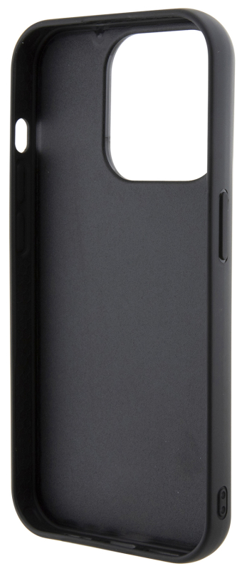 Чехол Karl Lagerfeld Saffiano GripStand & Choupette для iPhone 15 Pro, черный