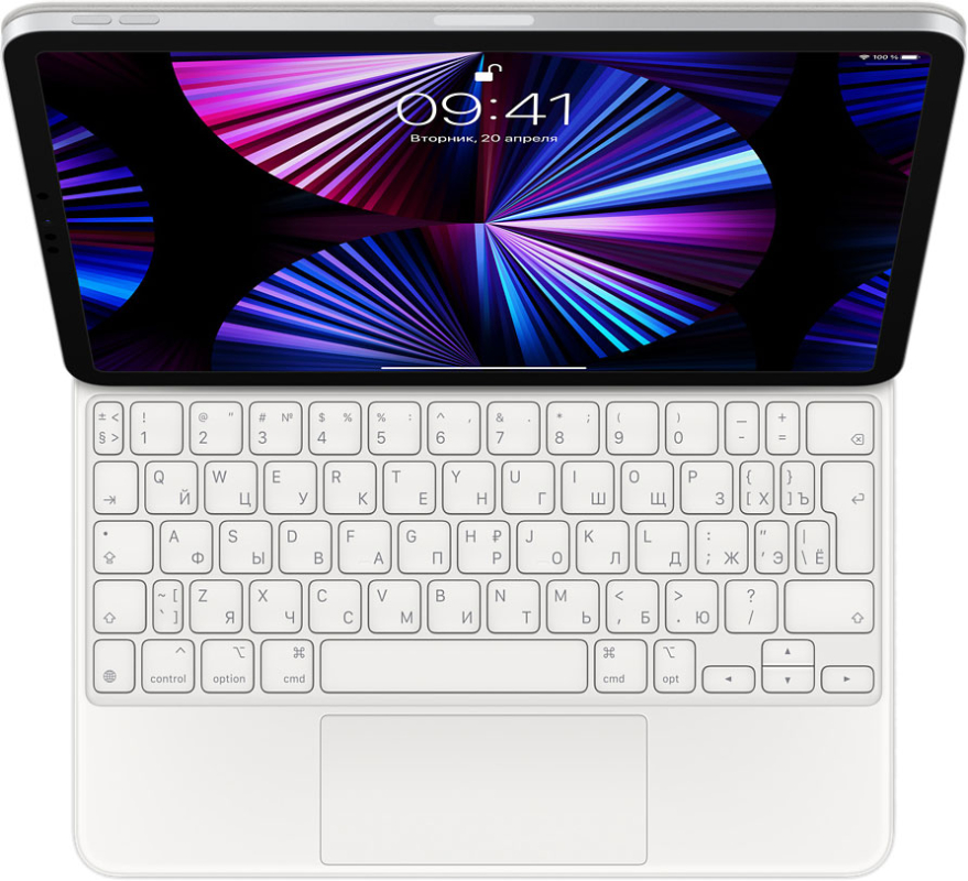 Чехол-клавиатура Apple Magic Keyboard для iPad Pro 11″/Air, белый
