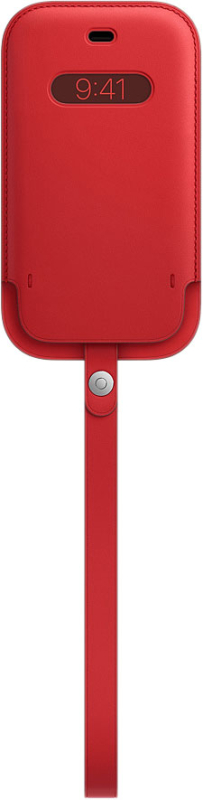 Чехол-конверт Apple MagSafe для iPhone 12 mini, кожа, (PRODUCT)RED