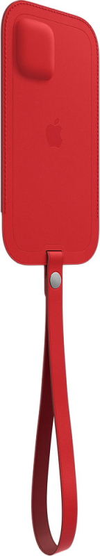 Чехол-конверт Apple MagSafe для iPhone 12 Pro Max, кожа, (PRODUCT)RED