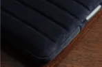 Чехол-конверт Bustha Puffer Sleeve для Macbook Air/Pro 14″ (18/22), кожа/замша, темно-синий