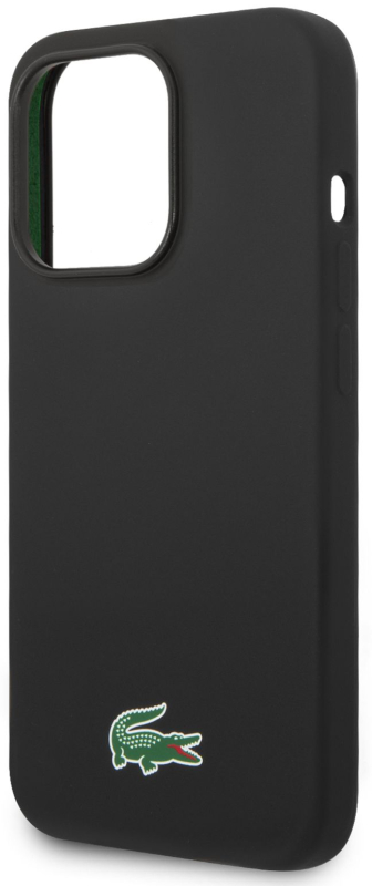 Чехол Lacoste Hard Logo для iPhone 15 Pro Max MagSafe, черный