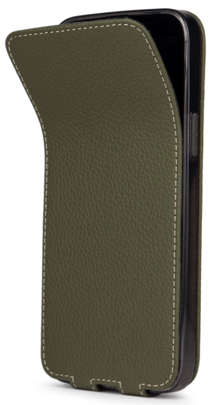 Чехол Marcel Robert для iPhone 14 Pro, теленок, зеленый