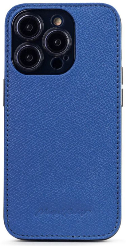 Чехол Marcel Robert Louis для iPhone 15 Pro, теленок, синий